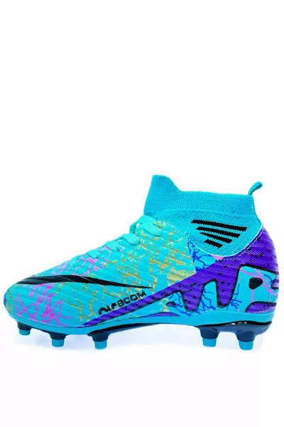 Laliga Airboom Pro Chaussures De Football Enfants Et Adolescents Chaussettes Chaussures De Football Turquoise