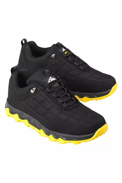 Men's Sports Outdoor Boots Shoes BLACK - YELLOW