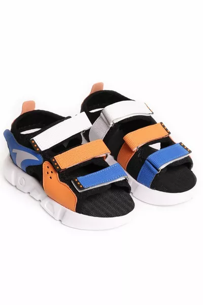 Erkek Çocuk Renkli Günlük Yumuşak Hafif Sandalet