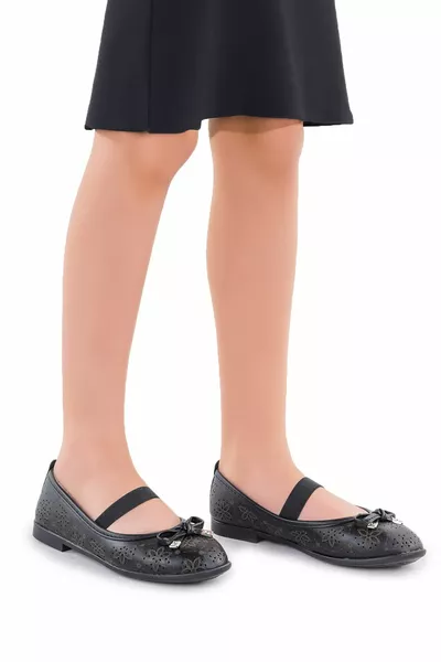 Pelle Elasticizzato Neonata Ballerine Scarpe Arch 