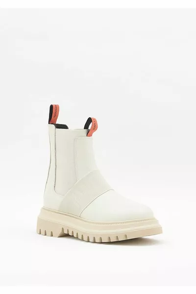 Nefud البيج العتيقة الجلود أحذية نسائية