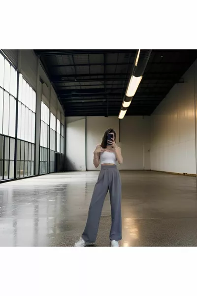 بنطلون ليكرا فيلكرو بالازو للسيدات