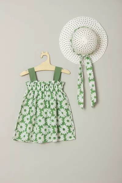 Nouvelle saison Robe Fleurie avec Ruban Noeud