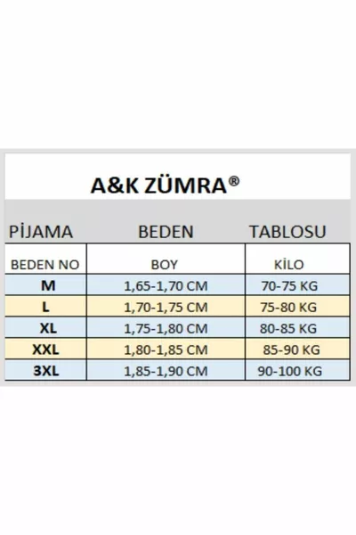 Combed Cotton Winter Men's Pajamas Set