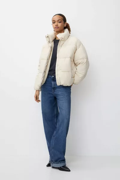 Doudoune à col montant