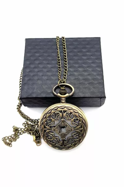 Orologio da tasca in scatola regalo retrò vintage