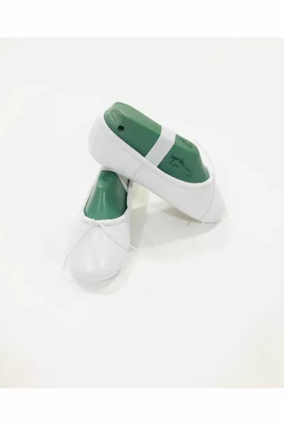 جلد أبيض واحد وحيد الباليه الجوارب