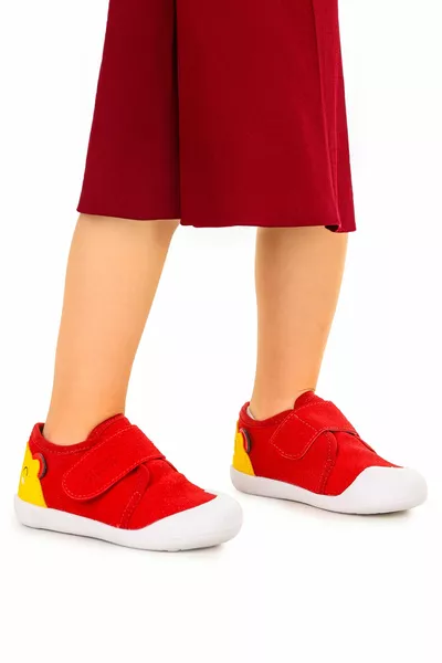 Karamazı Kids Catly Velcro Baby Girl First Step Panduf Обувь