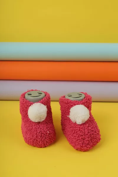 Unisex Baby Newborn Top Detailed Comfortable Dressed Booties Pantsy Shoes Suitable For Sensitive Skin