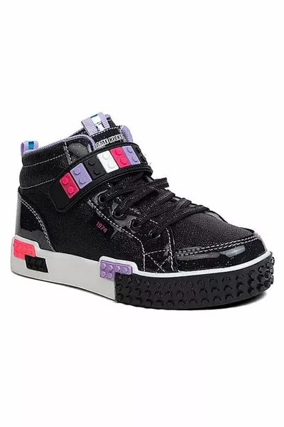 Alessio  Водолазка Кроссовки Ортопедические Детские Кроссовки Черные