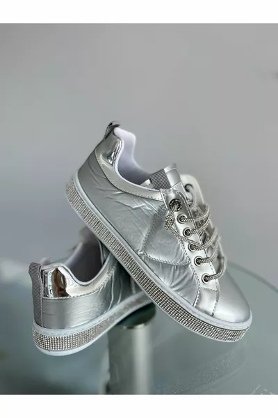 Petera Stone Sneakers Silber
