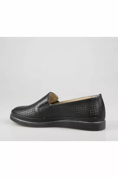  Echtes Leder Orthopädisch Schwarz Frauen Casual Mom Schuhe