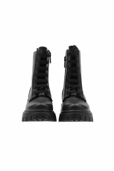 Пощенски ботуши за момичета с връзки и цип