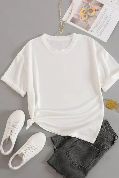 للجنسين فان جوخ تي شيرت كبير الحجم مطبوع