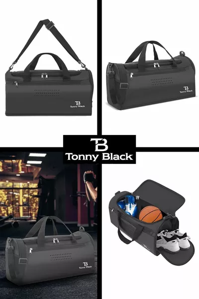 Оригинальная сумка унисекс с передним карманом большого объема для путешествий в тренажерном зале для фитнеса с отделением для обуви