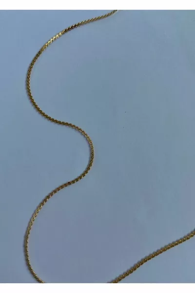 Chaîne unisexe de  cm Gold Color Crush