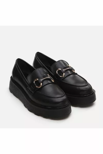 Mocassins Femme Piéton Noir