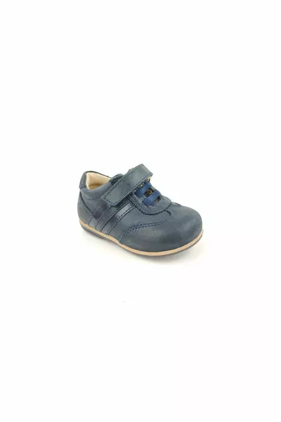 Chaussures orthopédiques en cuir First Step  marine
