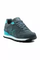 Bequeme Damen Lifestyle Sneaker Turnschuhe Echtleder Grau Türkis 