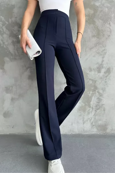 Pantalon Palazzo taille haute taille haute femme Pickup Spanish Leg