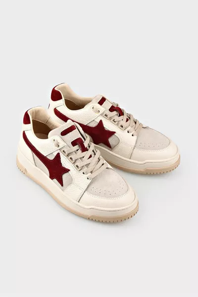 حذاء رياضي نسائي جلد إكرو