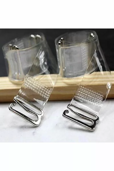 حمالتي صدر شفافين مع سلك معدني