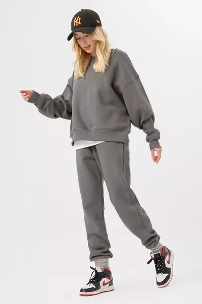 Kadın Jogger Antrasit Eşofman Altı