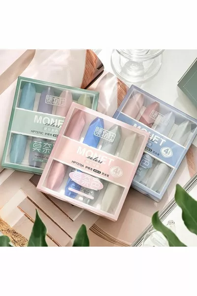 Набор из  пастельных цветных флуоресцентных карандашей с 3-мя тушами