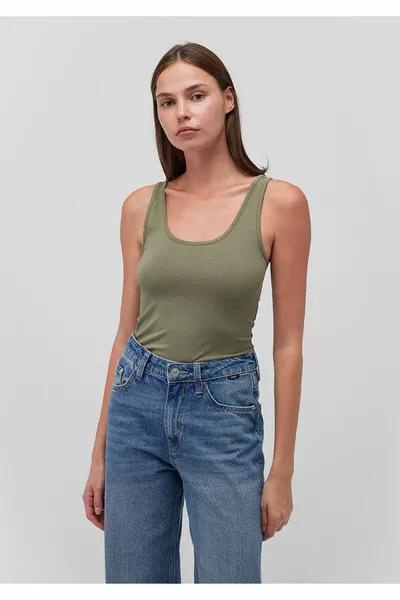 2 قطعة المرأة الأساسية تانك أعلى المجهزة / المجهزة تناسب 