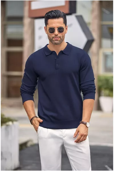 سويتر رجالي من صوف مايكو بولو ياكا