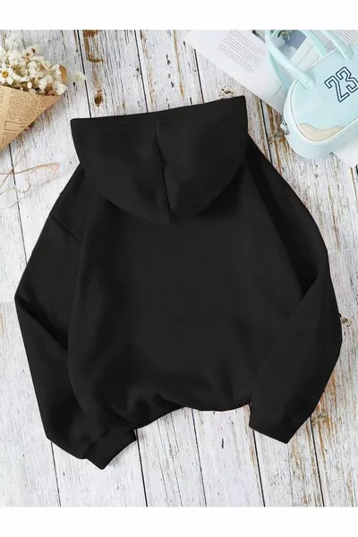 سويت شيرت واسع بغطاء للرأس للجنسين