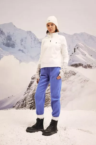 Флисовый свитшот с молнией и принтом, стандартная посадка WN