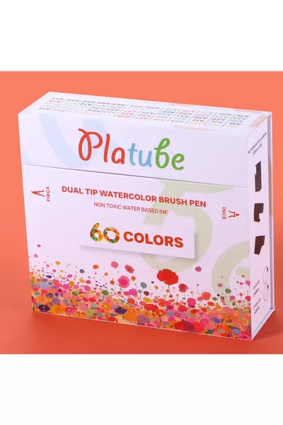 -Piece Double-Ended Brush Pen Marker Set Bullet Journal Mandala Sketch Coloring Set