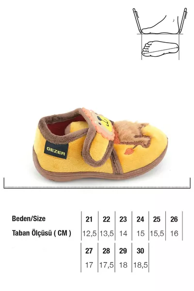 Soft Winter Slippers with Little Lion Design