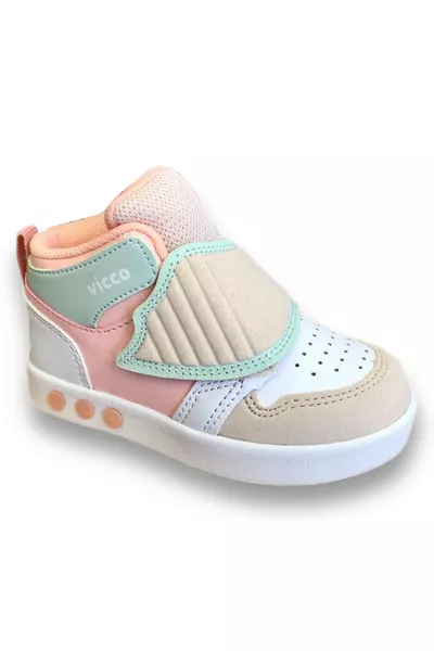 Pembe - .k. Ufo Işıklı Sneakers