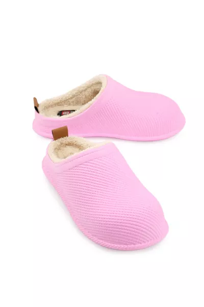Winter Rubber Slippers with Plush Interior for Women, Suitable for Wet Indoor and Garden Surfaces