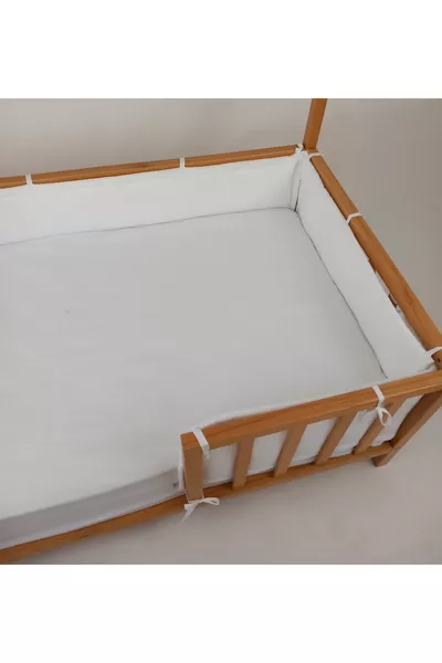 Ensemble de protections latérales blanches pour lits Montessori Cm