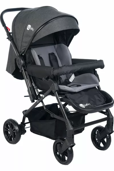 POUSSETTE DOUBLE ÉNERGIE OLYMPUS OR & NOIR