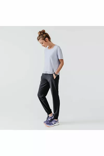 Damen-Laufhose - Schwarz - Dry