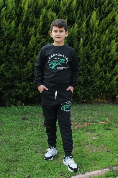 طقم رياضي أولاد من Fyk Kids بنقشة تريكس