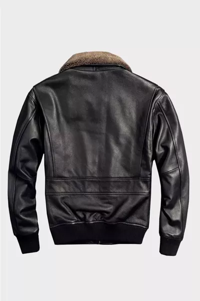 Мужская настоящая кожаная куртка Piyes