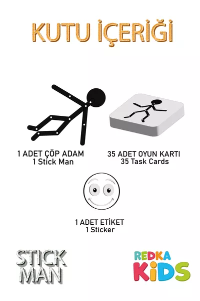 Стик Мен Биончен Човек Играчка Човече Образователна Игра Кутийна Игра Игра за Ум