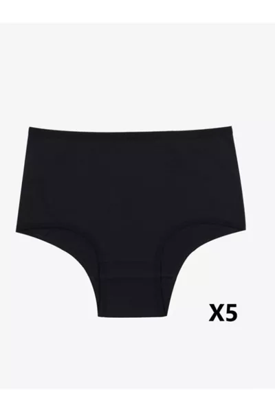 Culotte femme taille extra haute en lot de 5 avec lycra