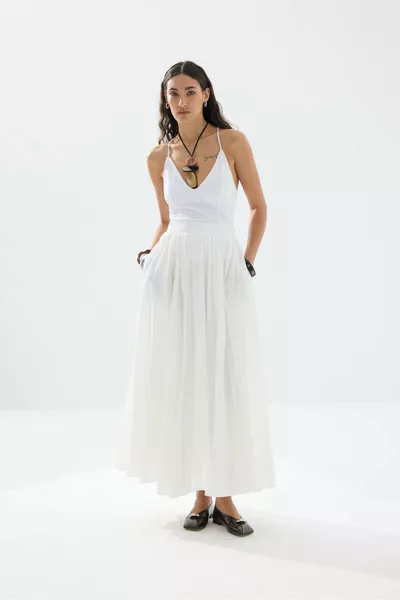 Voile Skirt - White