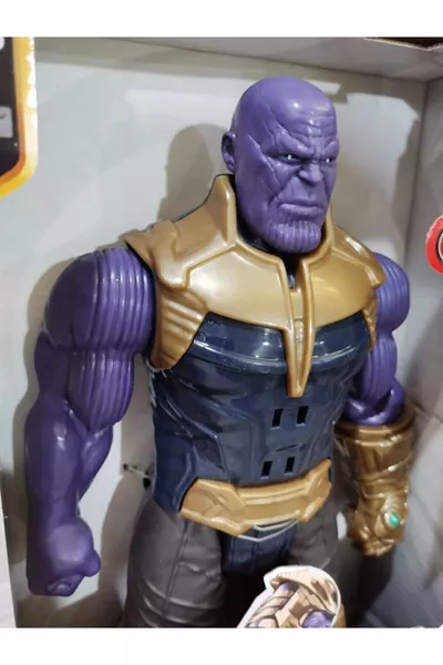 لعبة شخصية ثانوس التحركية مضيئة ومتحدثة بحجم 5 سم