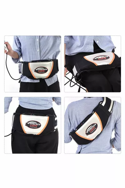 حزام تخسيس اهتزازي احترافي Vıbro Shape Igıa لتدليك الذراعين والساقين والخصر والقدم لإزالة دهون البطن