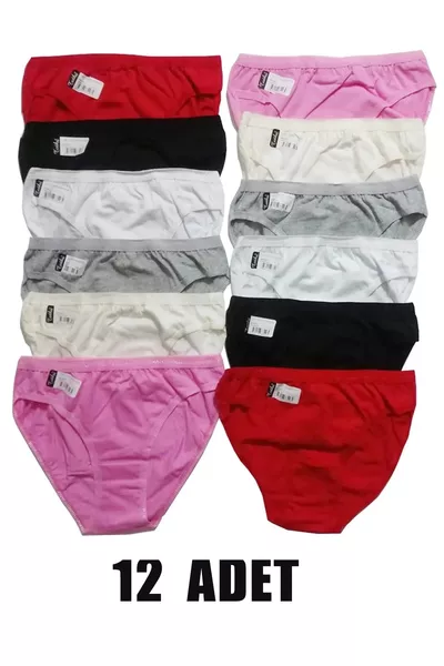 Lot de  culottes de bikini femme couleurs mélangées