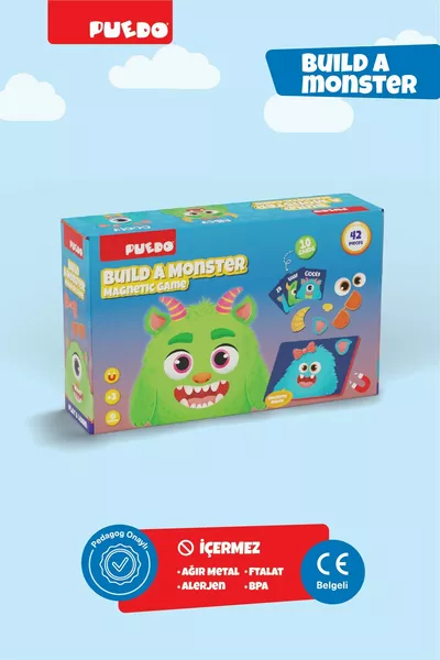 Magnetisches Spielset - Baue ein Monster