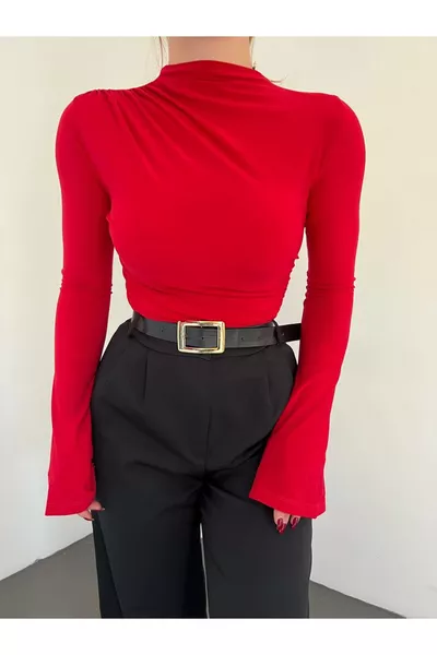 Ruched Spanish Sleeve Blouse