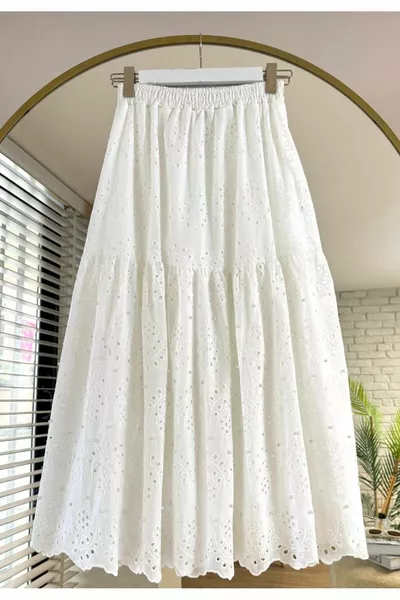 Lace Long Summer Skirt